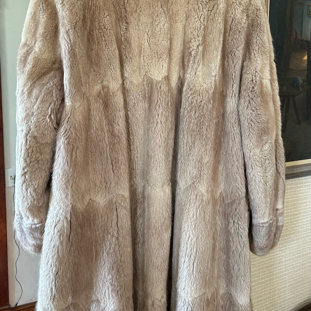 Luxurious Cream Teddy Jacket,Vintage - Picture 2 of 2